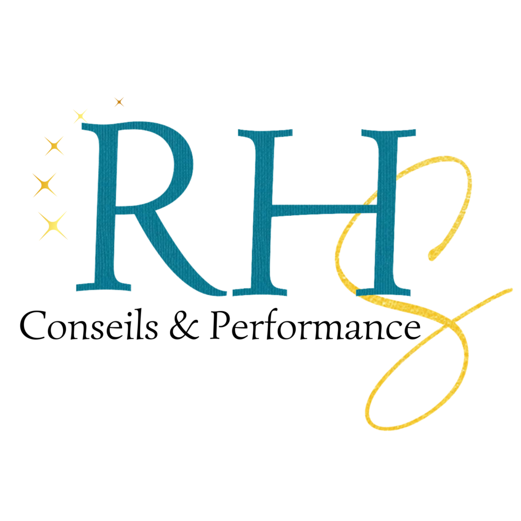 Logo RH Conseils et Performances, entreprise qui accompagne les structures de Guadeloupe dans la gestion de leur ressources humaines